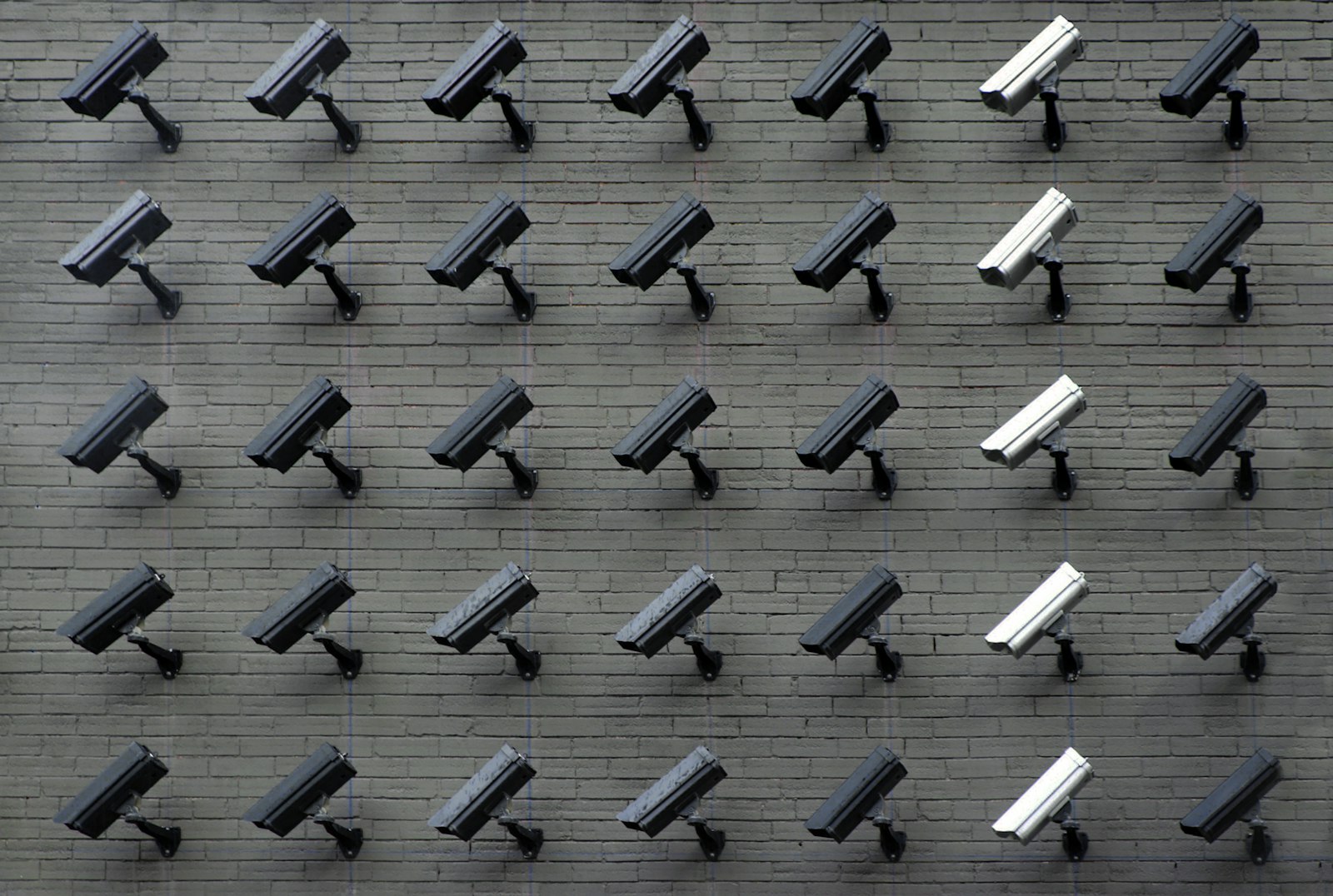 A professionally installed CCTV camera